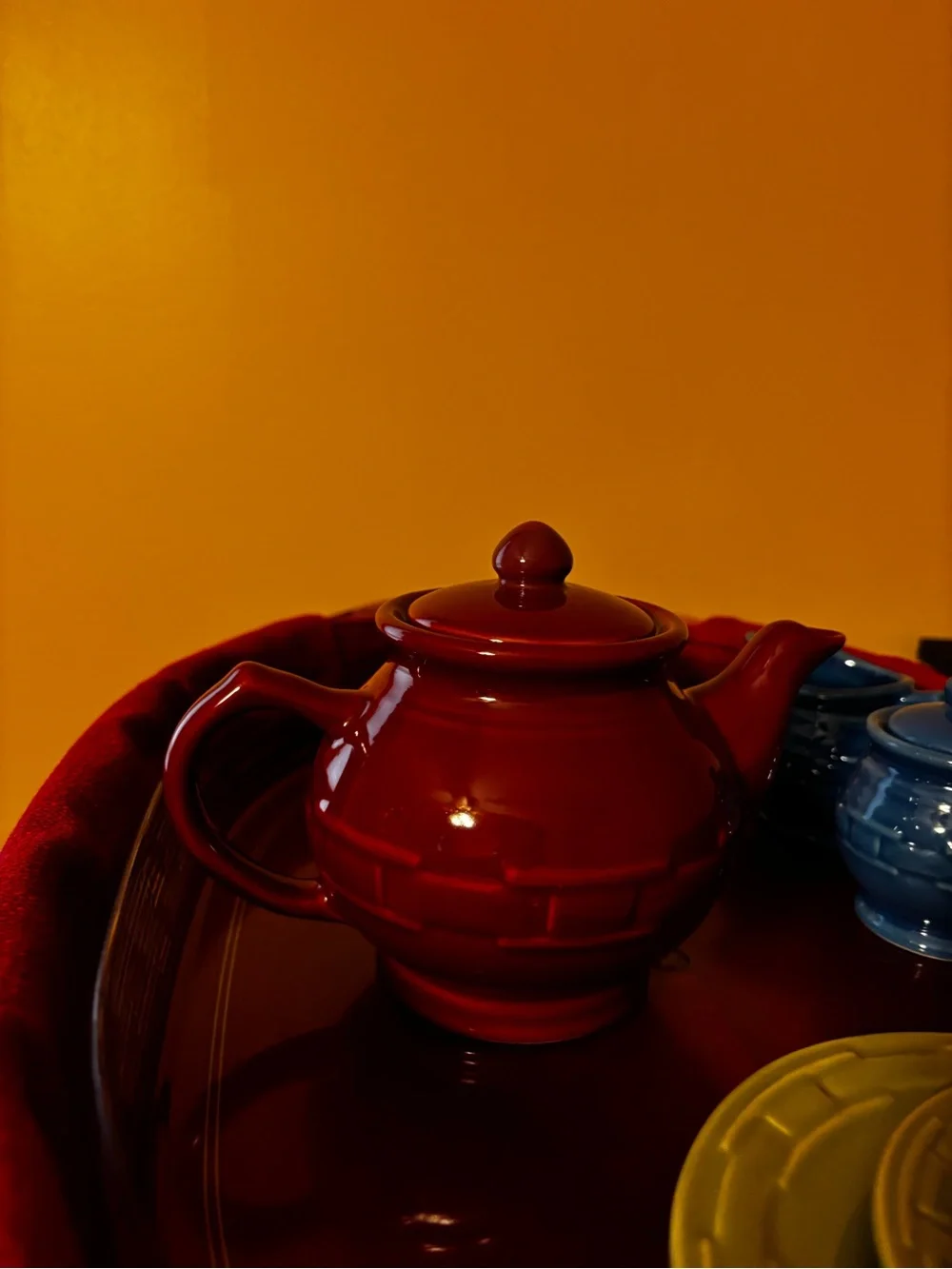 Longaberger colorful ceramic
